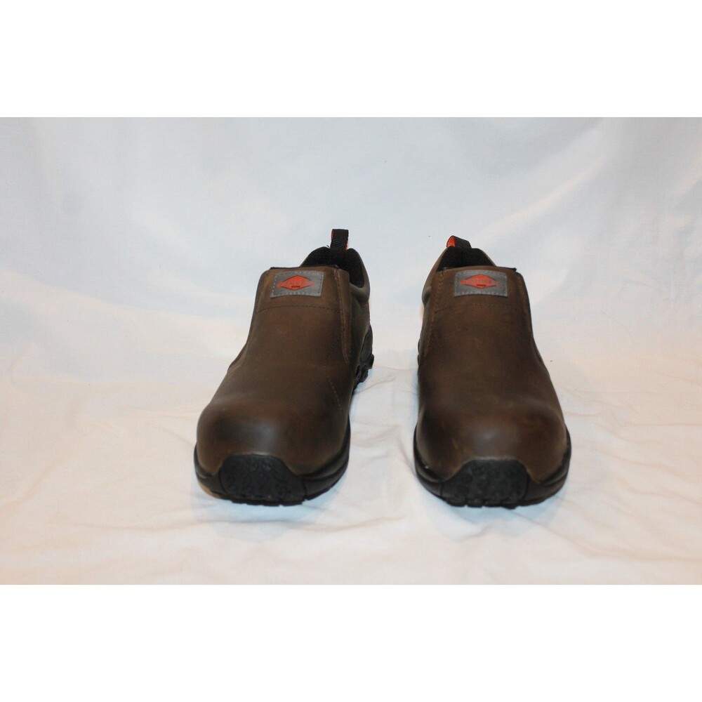 Merrell Men's Jungle Moc Leather Comp Toe Work Shoes SD EXPRESSO BROWN SZ 12 NEW - Picture 5 of 5